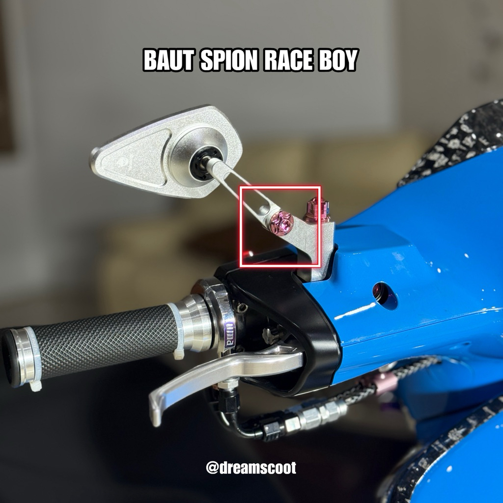 Baut titanium Spion Race Boy Big Head Vespa Matic Vespa Sprint Vespa Primavera Vespa S Vespa LX Vesp