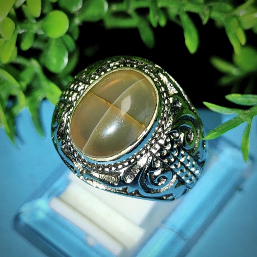 akik sulaiman pamor tapak jalak size kantoran top quality