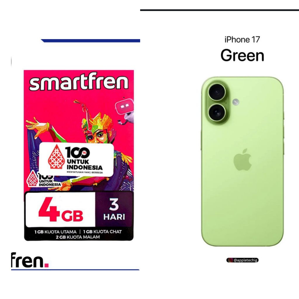 V handphone Smartfren 4gb 3hari