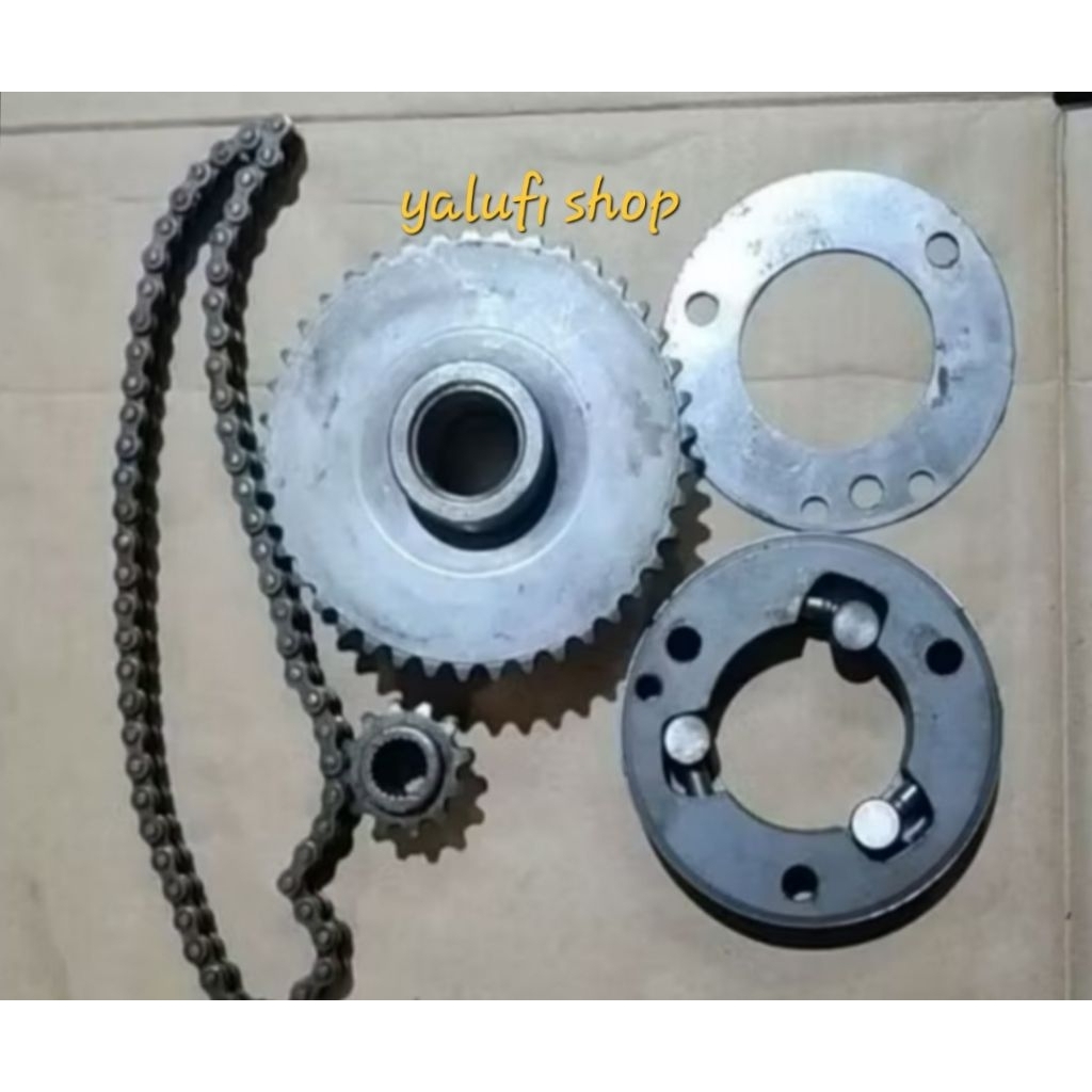 Wanwey one wey Set Gigi penghantar Honda Astrea Grand Prima Star Legenda original SECOND
