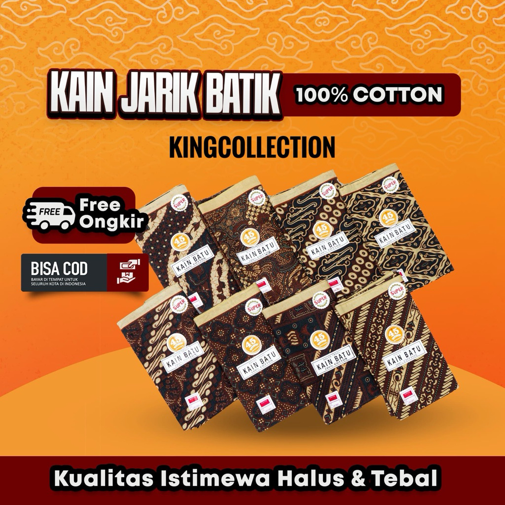 kain jarik - Kain batik modern - jarik jawa asli - kain batik panjang - samping panjang tebal lembut