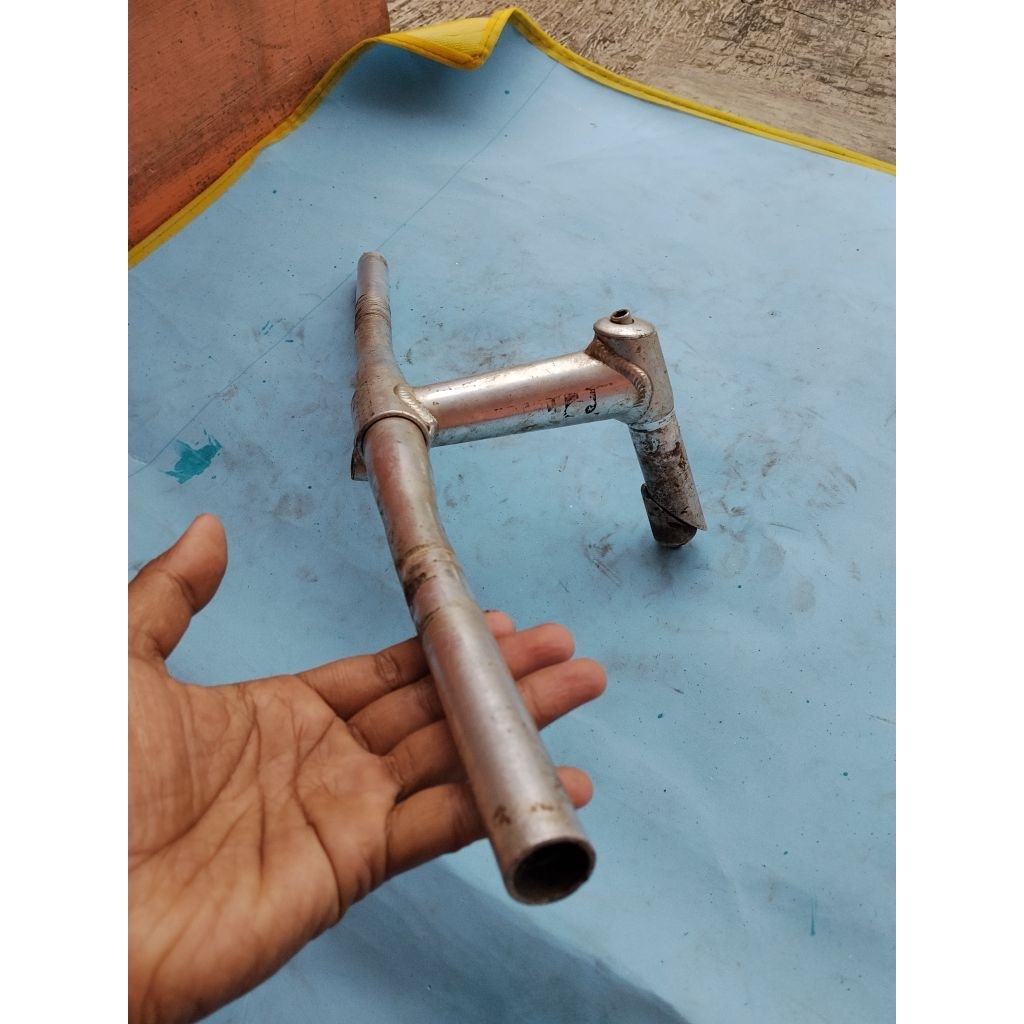 Stem Kalloy 25.4 Panjang 120 mm dan Handlebar Alloy Oversize 51,5 cm Real Murah