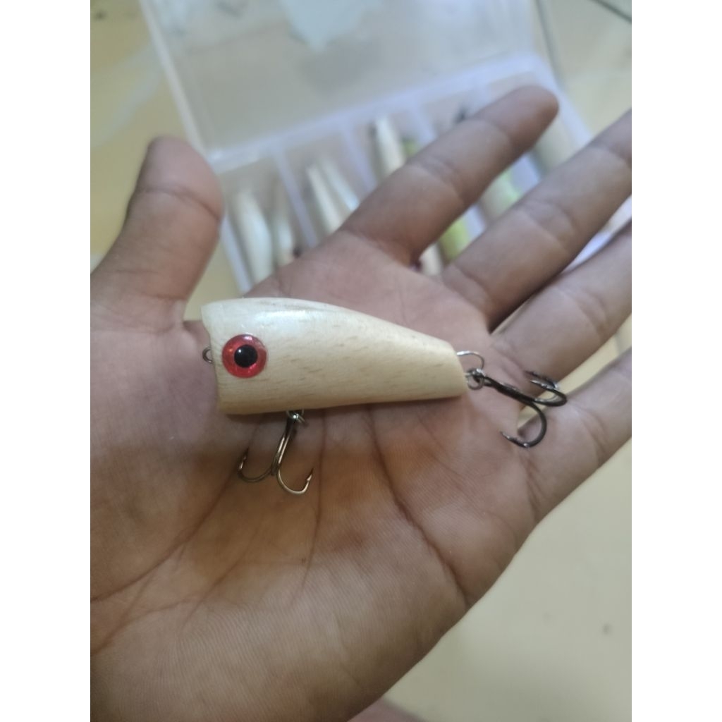 Micro Popper 4,7cm 8gr/Umpan Popper Mini 8gr/Popper Hampala/Baby GT