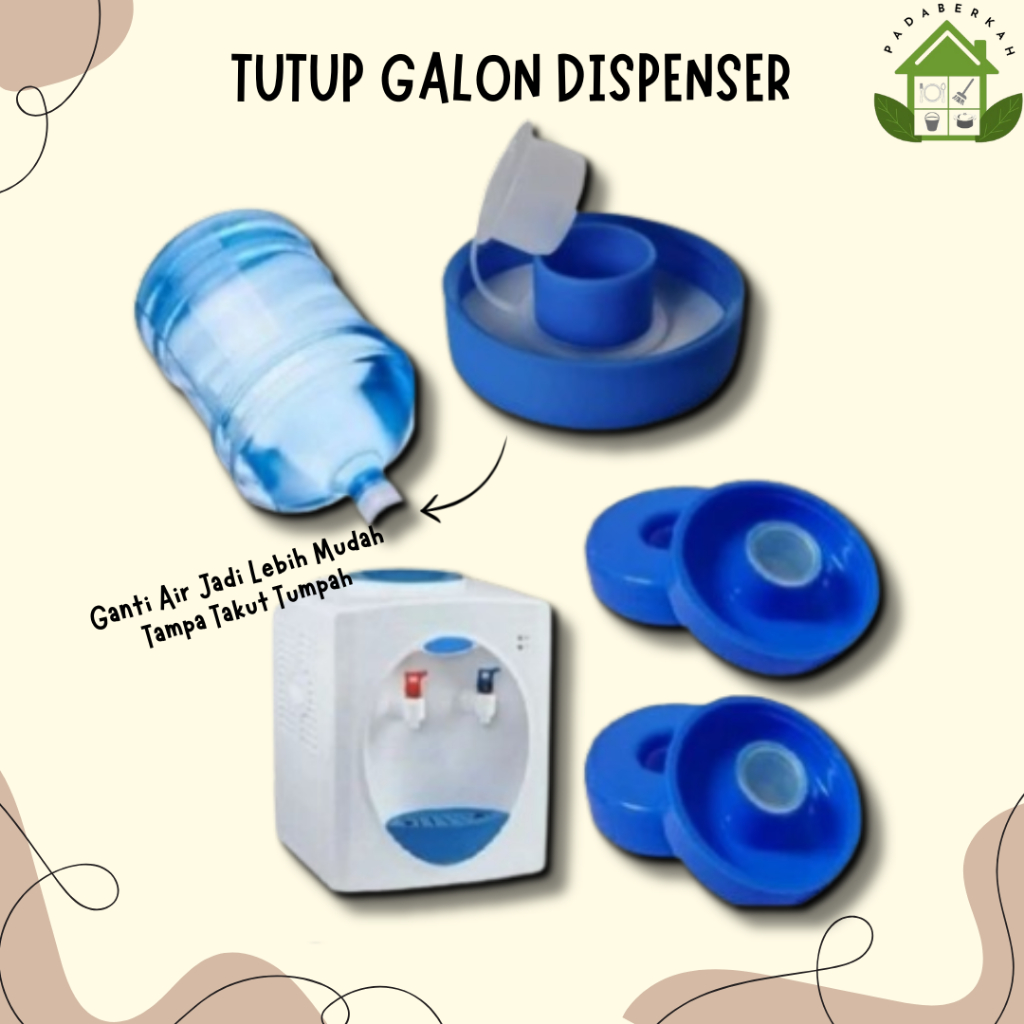 Tutup Galon Dispenser Anti Tumpah Efektif Efisien Tutup Galon Aqua Dispenser Anti Tumpah