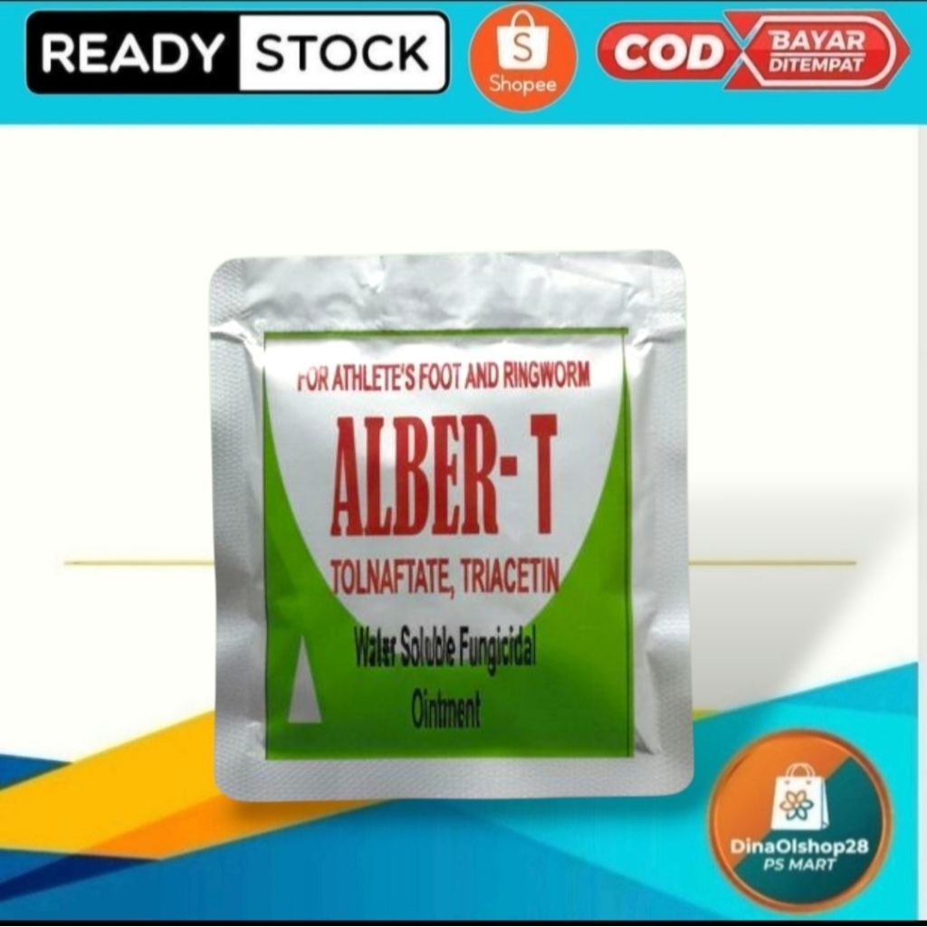 OBAT KOREP AYAM PALING AMPUH ALBER-T SACHET Salep Kurap Jamur Kulit Ayam Aduan Laga Tolnaftate