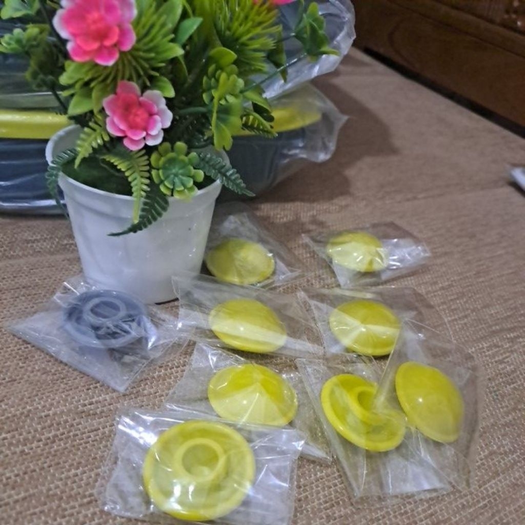 cup byo / karet tutup tempat makan tupperware