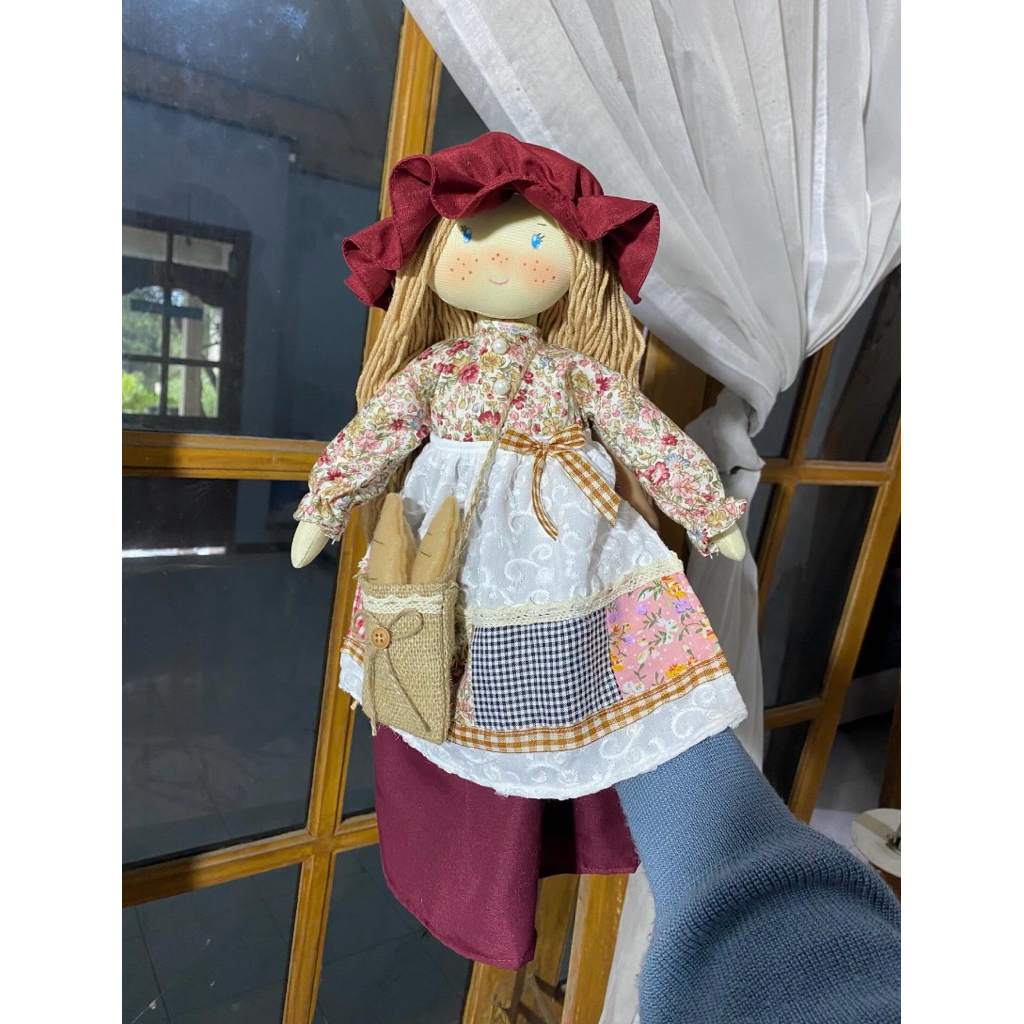 Set Lengkap Boneka Handmade Baju Lepas Pasang | Mainan Boneka Kain Handmade