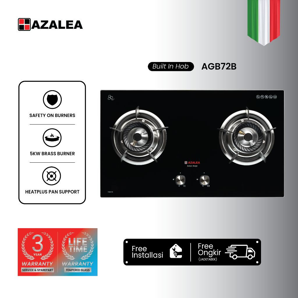 AZALEA Kompor Tanam AGB72B - Gas, Cooker