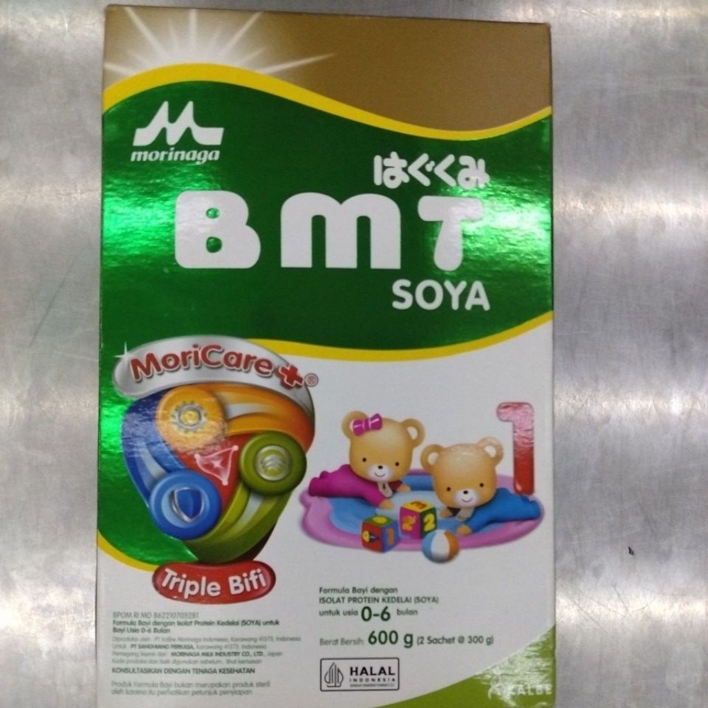 Morinaga BMT soya 0-6 bulan 600 gram