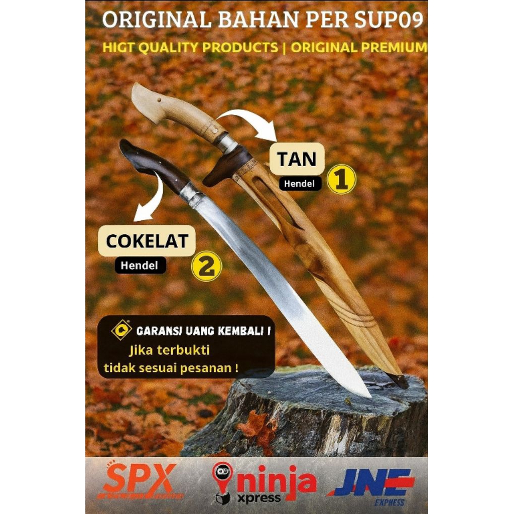 Golok comel Golok multi pungsi Potong Kayu pototong Bambu Sembelih juga bisa