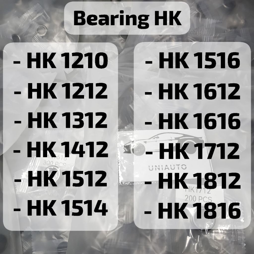 BEARING HK BAMBU HK 1210 HK 1212 HK 1312 HK1412 HK1512 HK1514 HK 1516 HK 1612 HK 1616 HK 1712 HK1812