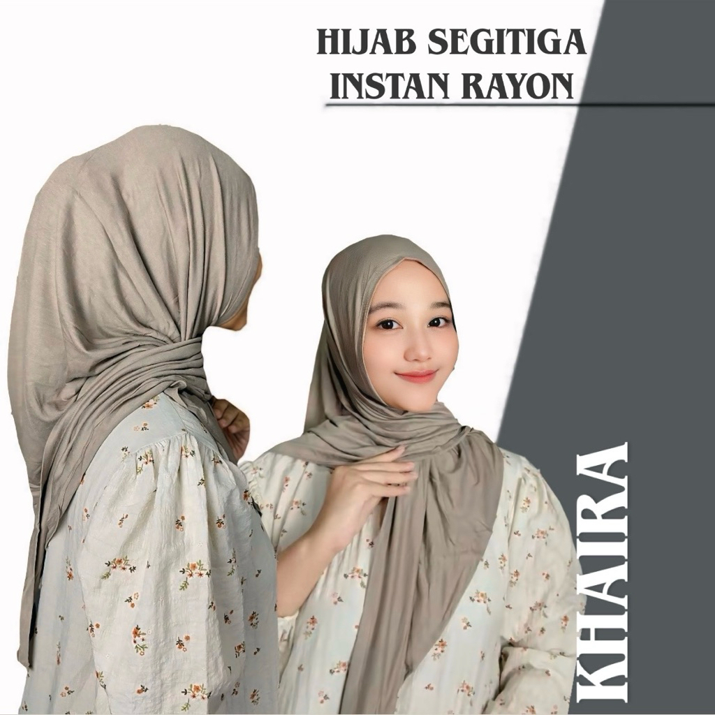 HIJAB SEGITIGA OVAL INSTAN/HIJAB INSTAN RAYON By AIDA