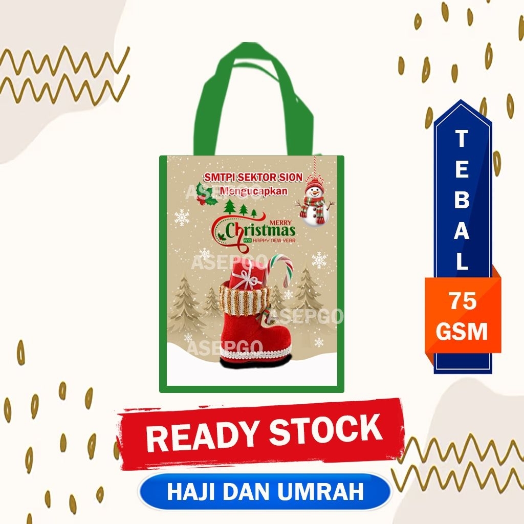 Tas natal/Tas bingkisan natal/hampers natal