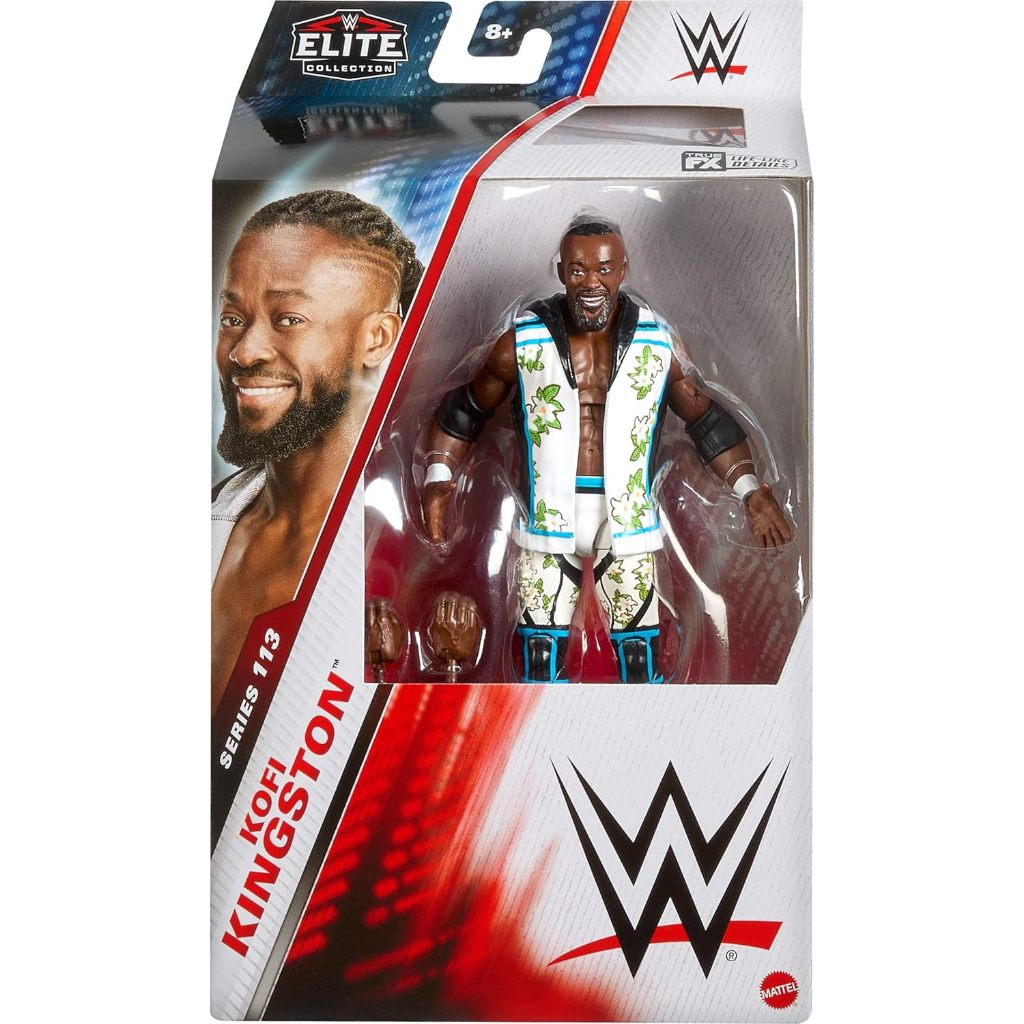 Mattel WWE Elite Action Figure & Accessories, Series #113 6-inch Collectible 6-inch Collectible Kofi
