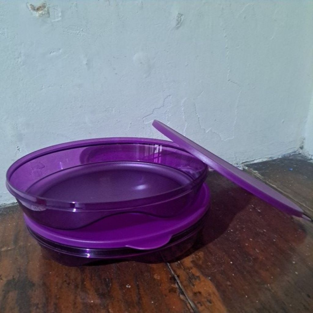 PROMO TERMURAH  3S BOWL UNGU 2L ORI NEW TUPPERWARE