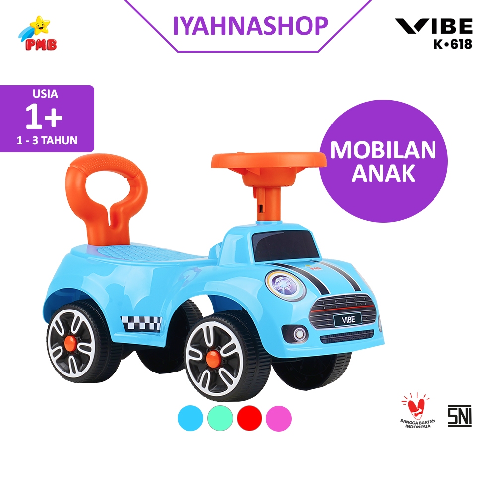 Mainan Mobil Mobilan Tunggang Anak VIBE PMB K618