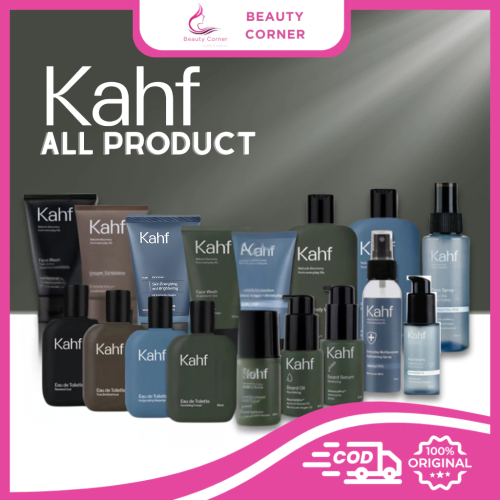 KAHF Men Face Wash | Triple Protection Sunscreen Moisturizer | Deodorant | Eau De Toilette