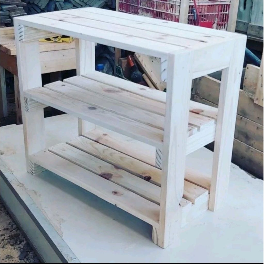 rak 3 susun serbaguna kayu berkwalitas