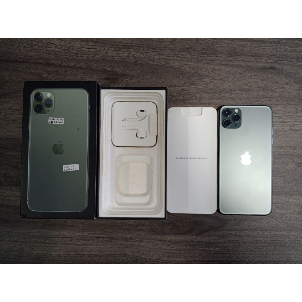 iPhone 11 Pro Max 256GB Midnight Green Dual SIM Nano Bekas
