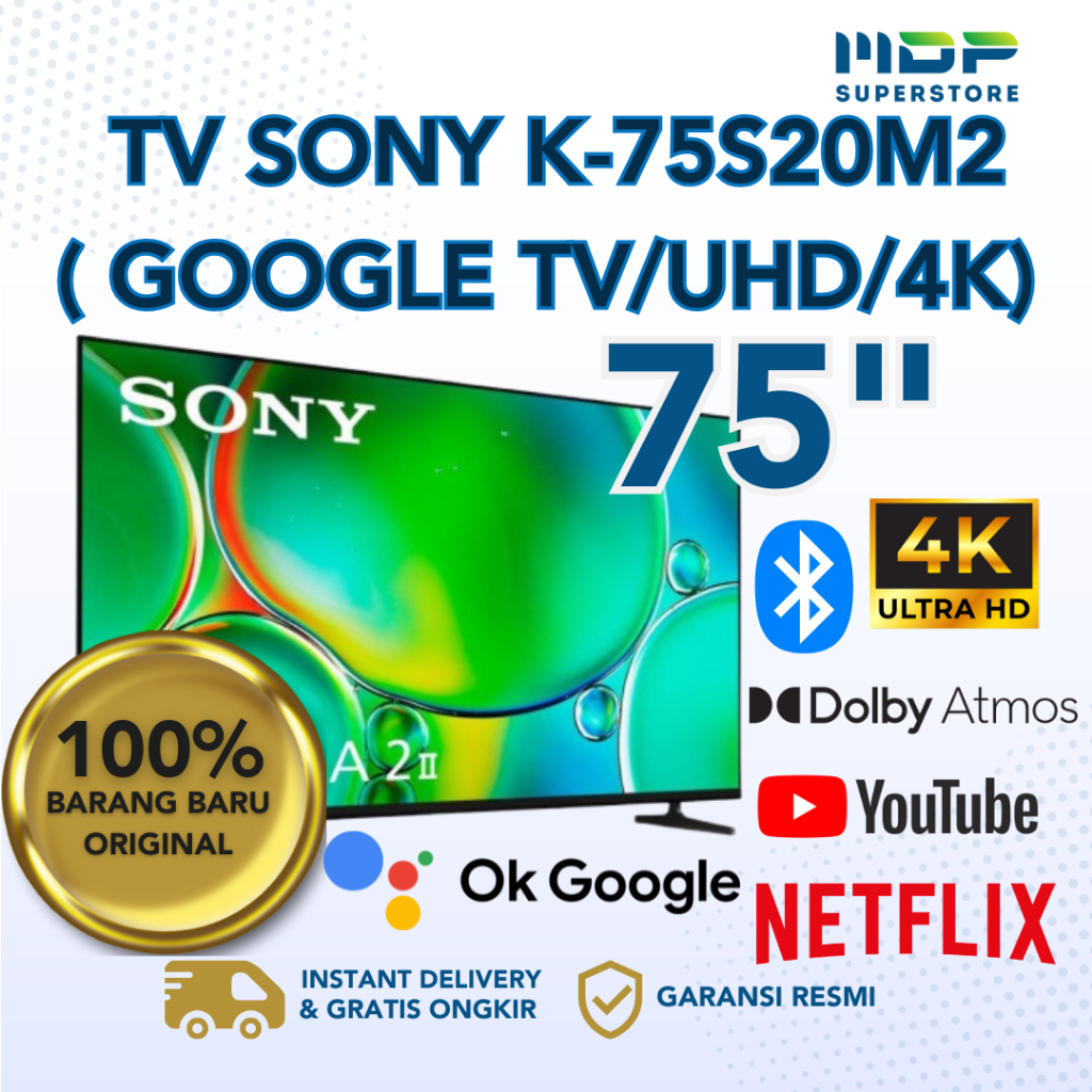LED TV SONY 75"K-75S20M2