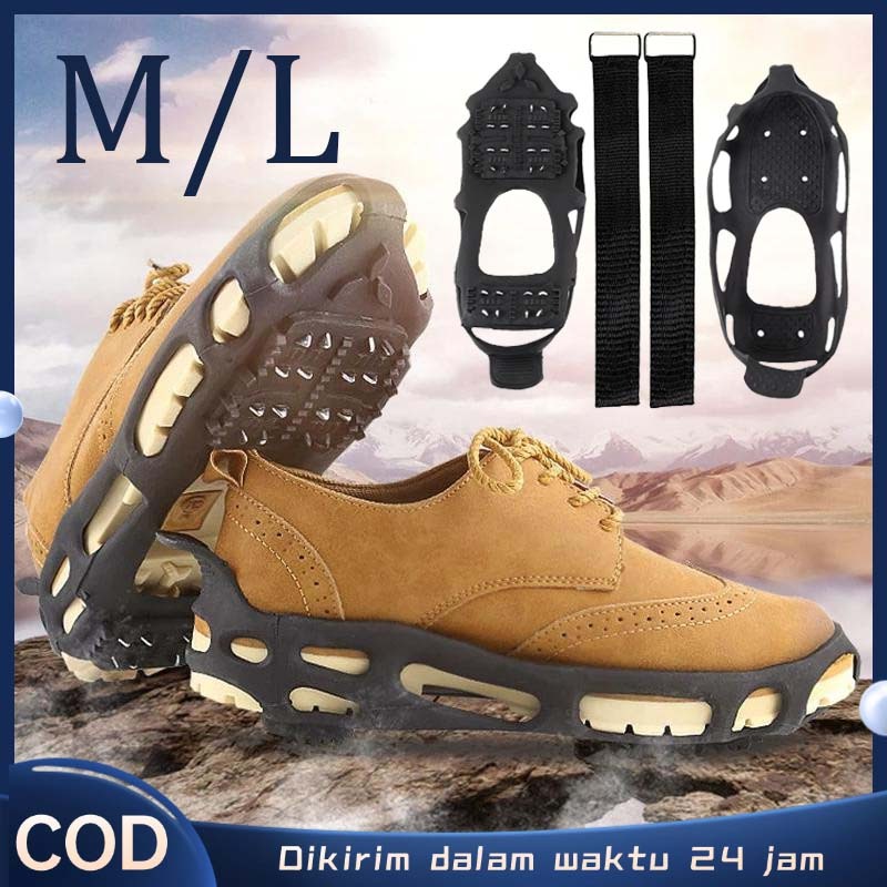 Gigi 24 Alas Sepatu Salju Las Sepatu Paku Anti Slip Alas Sepatu Anti Slip Anti Slip Salju