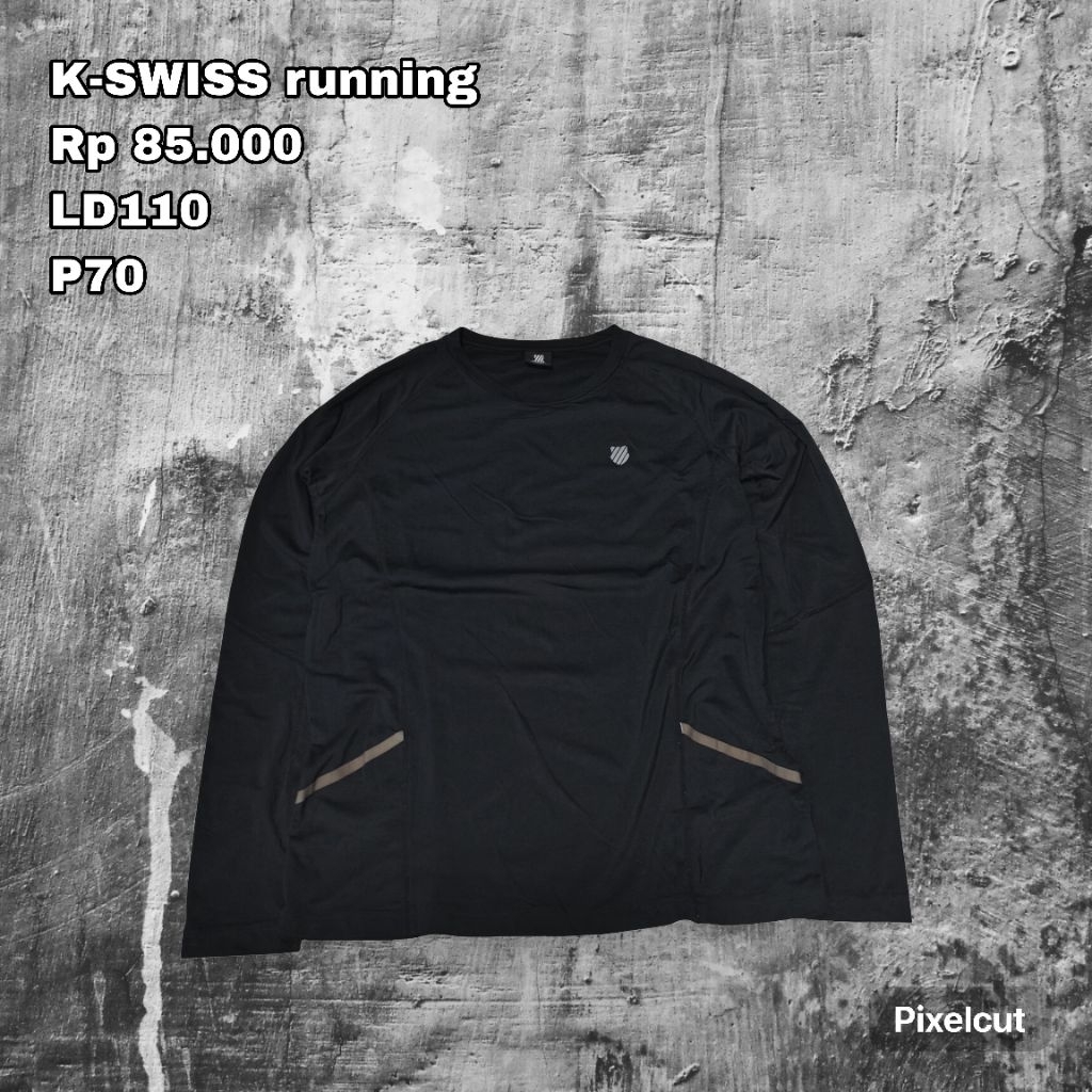 Longsleeve K Swiss Running Olahraga