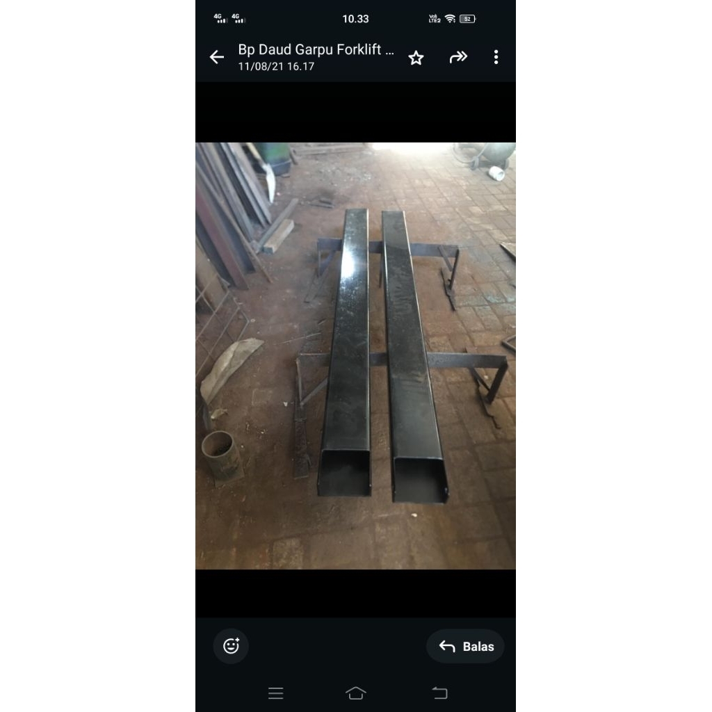 sepatu forklift 5 ton