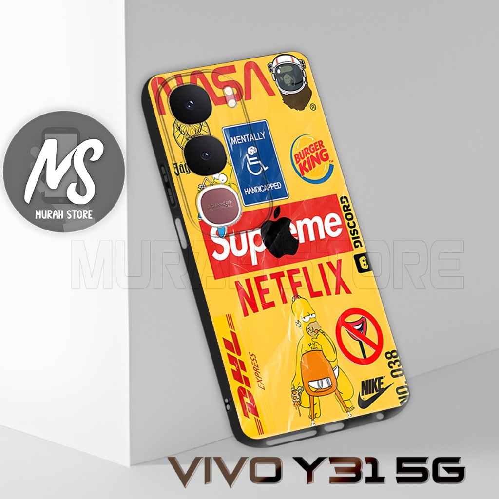 MS16/ Softcase Karet VIVO Y31 5G / Motif Grafity / Case VIVO Y31 5G / Silikon VIVO Y31 5G