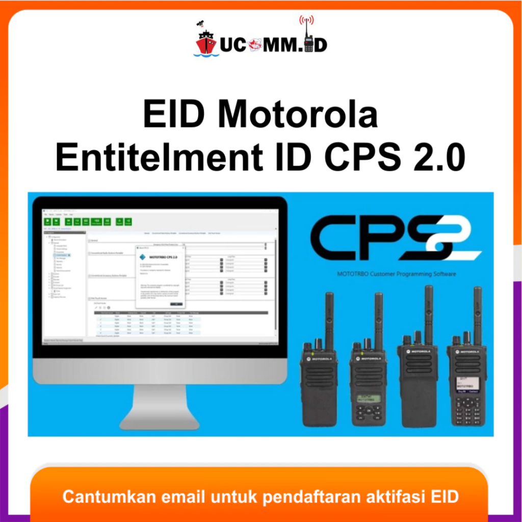Motorola Entitlement Id CPS 2.0 EID Motorola For Unlock Analog Setting
