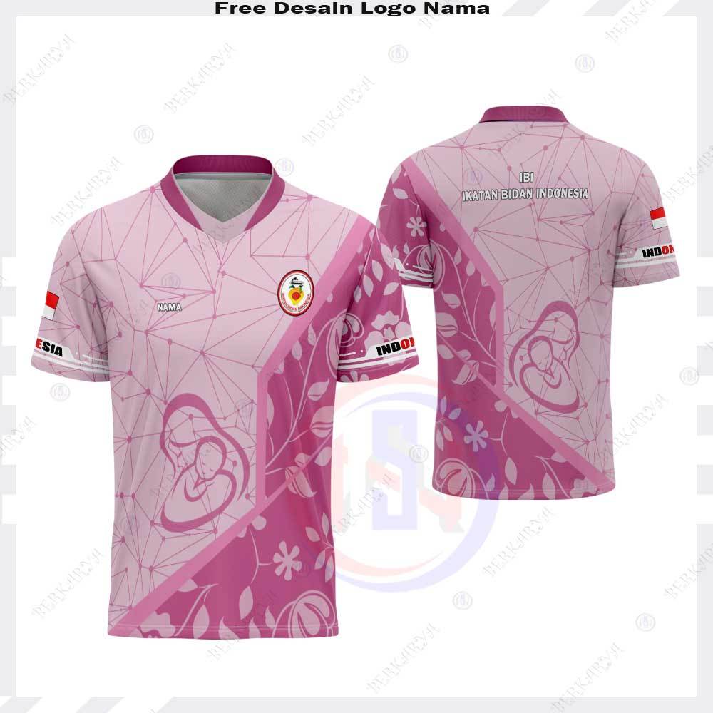 JERSEY BIDAN / KAOS DRIFIT IBI / KAOS BAJU BIDAN INDONESIA FULLPRINT