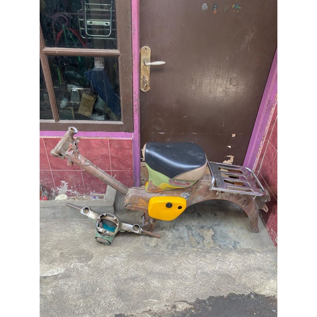 Rangka honda c70 pispot