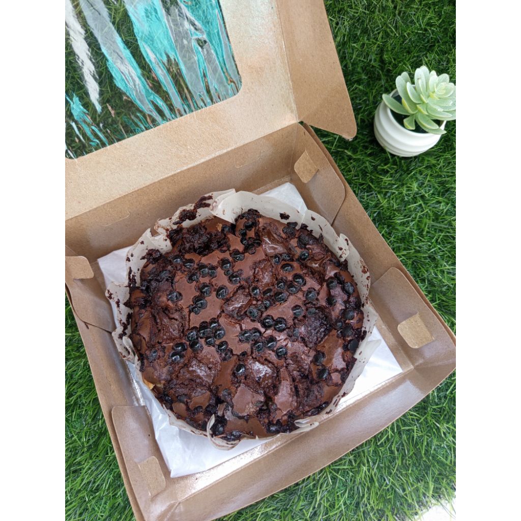 Cake Mochi Coklat Keju Lumer