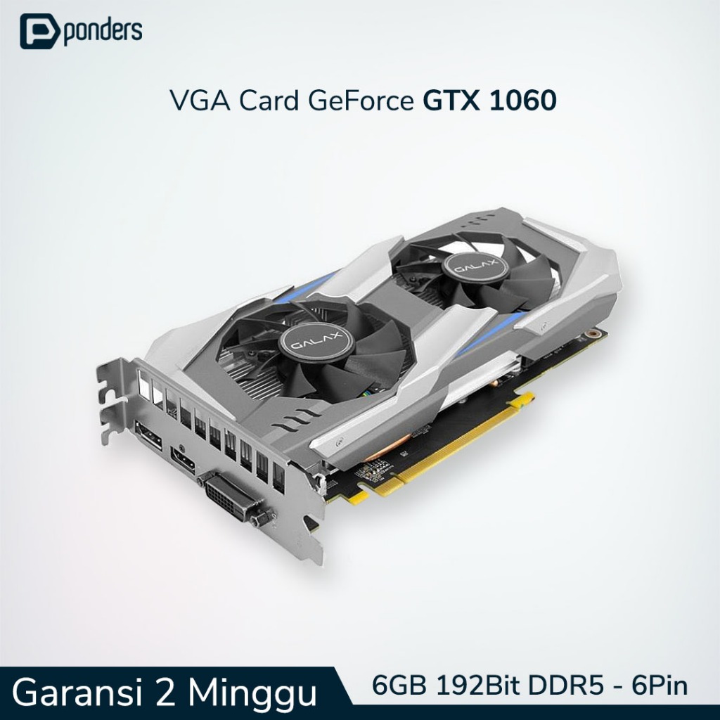 VGA GTX 1060 / VGA Card GTX 1060 - 6GB 192BIT DDR5 (6 Pin Power)