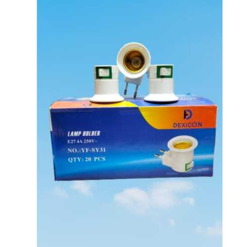 Fitting Colok Lampu Dexicon + Switch / Fitting Lampu Jumbo Hokisun + Switch /Fitting Lampu Saklar ON