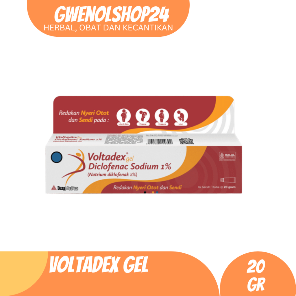 Voltadex Gel 20gr Dexa | Obat Nyeri Sendi Dan Otot
