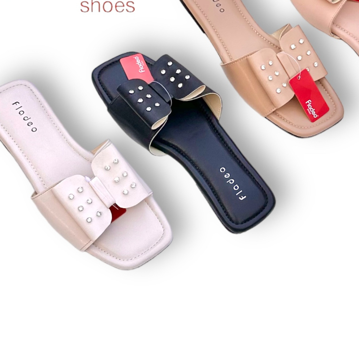 Sandal Wanita Sandal Teplek Permata alas empuk