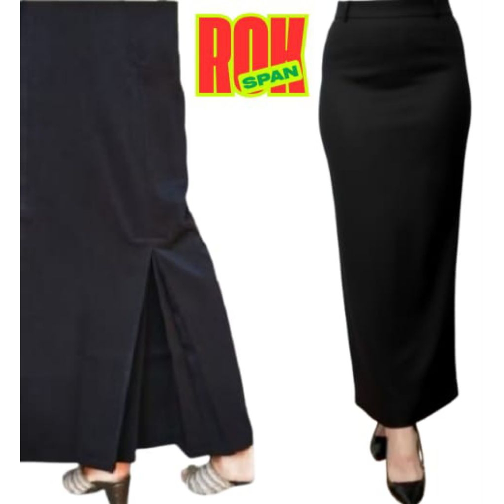 rok kerja formal span hitam