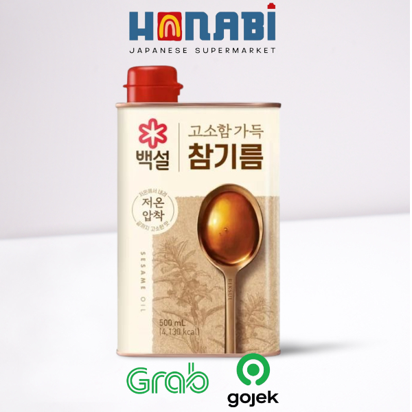 CJ Beksul Korean Sesame Oil 500ml - Minyak Wijen Korea Made In Korea