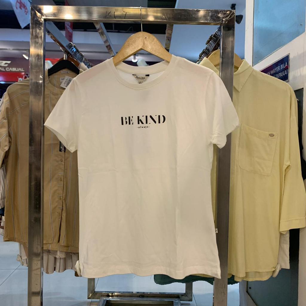 Kaos Wanita Pendek Remix RIFC351J08 Polos Katun Original