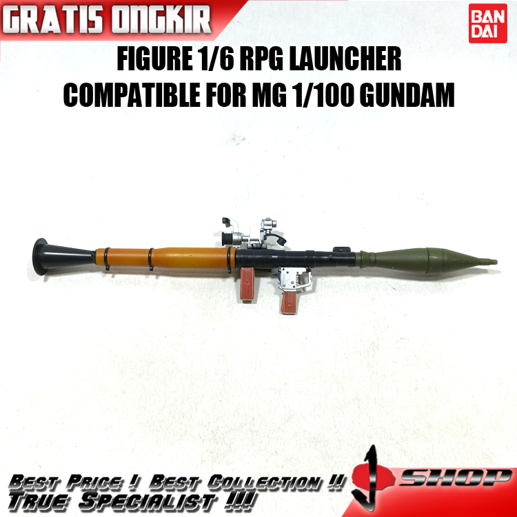 FIGURE 1/6 RPG LAUNCHER / COMPATIBLE FOR MG 1/100 GUNDAM FGR635