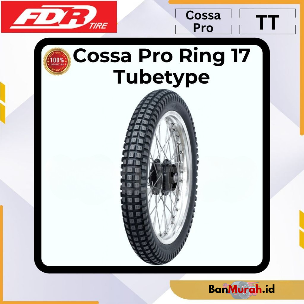 Ban Motor FDR Cossa Pro 250 275 300 (TUBETYPE) Ring 17 for JUPSTYLE or RETRO CLASSIC