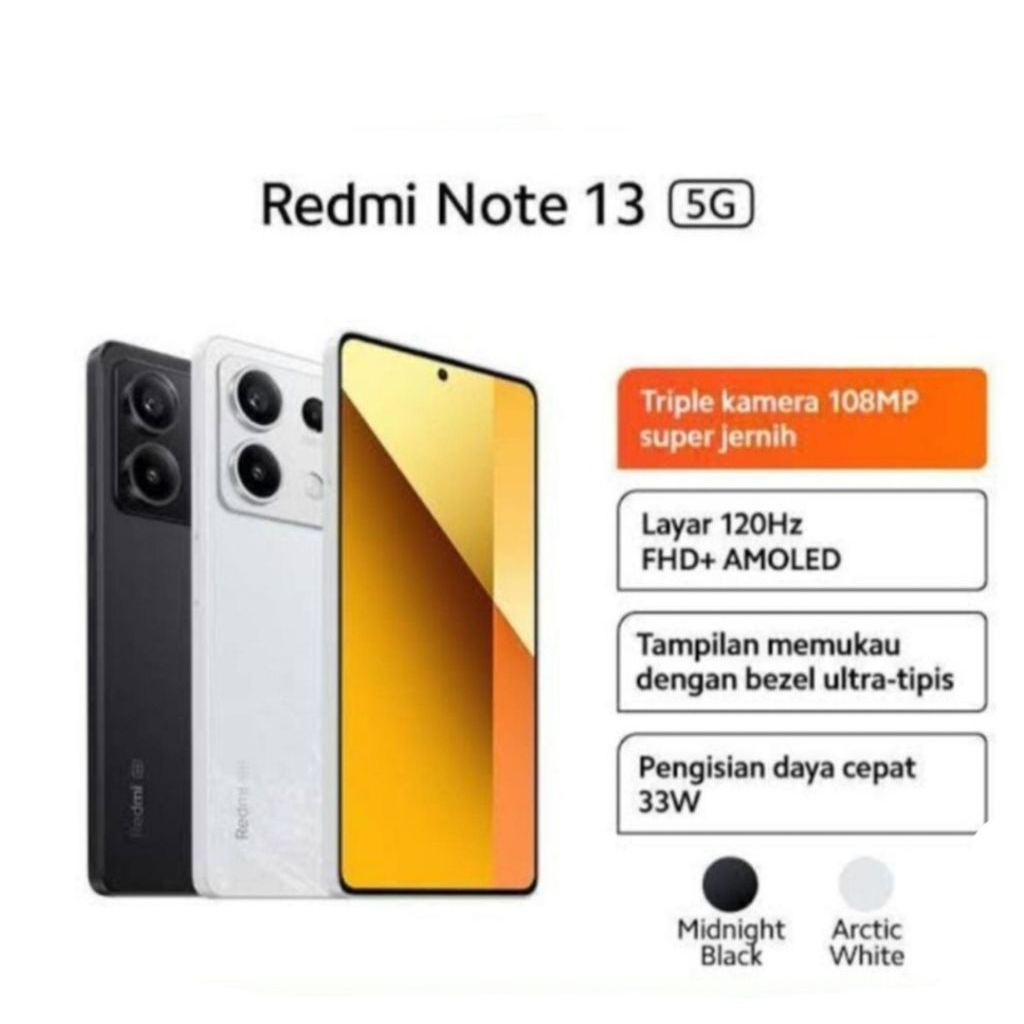 HP XIAOMI REDMI NOTE 13 PRO 5G 8/256 GB - XIAOMI MI NOT 13 PRO 5G RAM 8GB ROM 256GB GARANSI RESMI