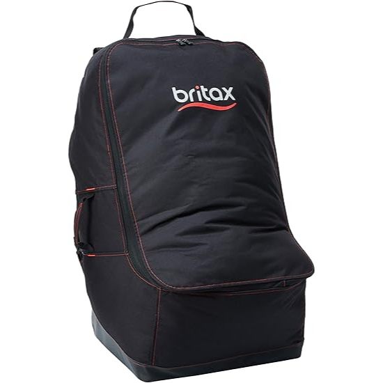 Britax Car Seat Travel Bag with Padded Backpack Straps | Water Resistant + Built-in Wheels