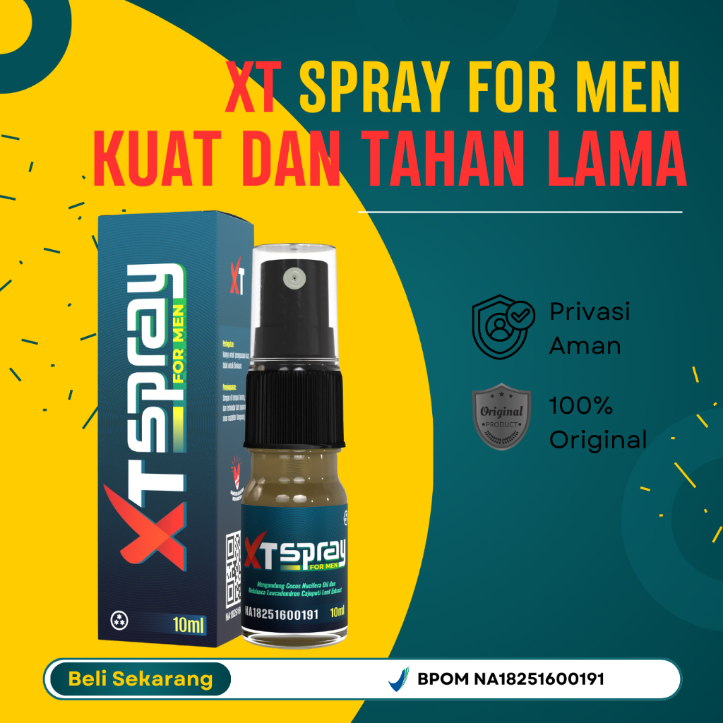 XTRONG SPRAY OBAT KUAT OLES  KUAT MAIN  BUAT SUAMI PRIMA BPOM