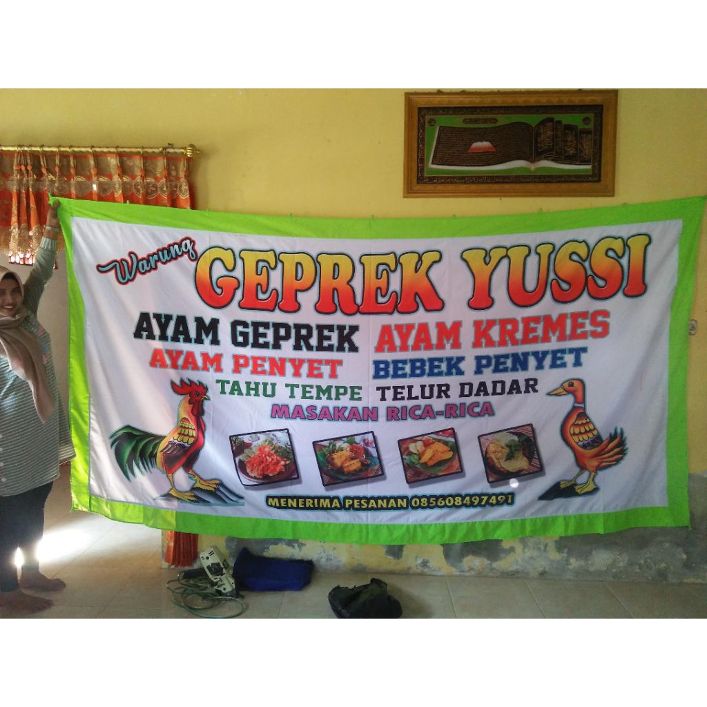 spanduk warung kain sublim