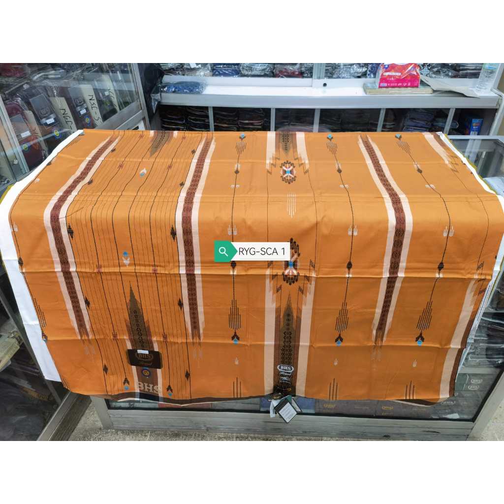 BISA COD - SARUNG BHS ROYAL GOLD MIX SONGKET SUTRA MEWAH ELEGANT