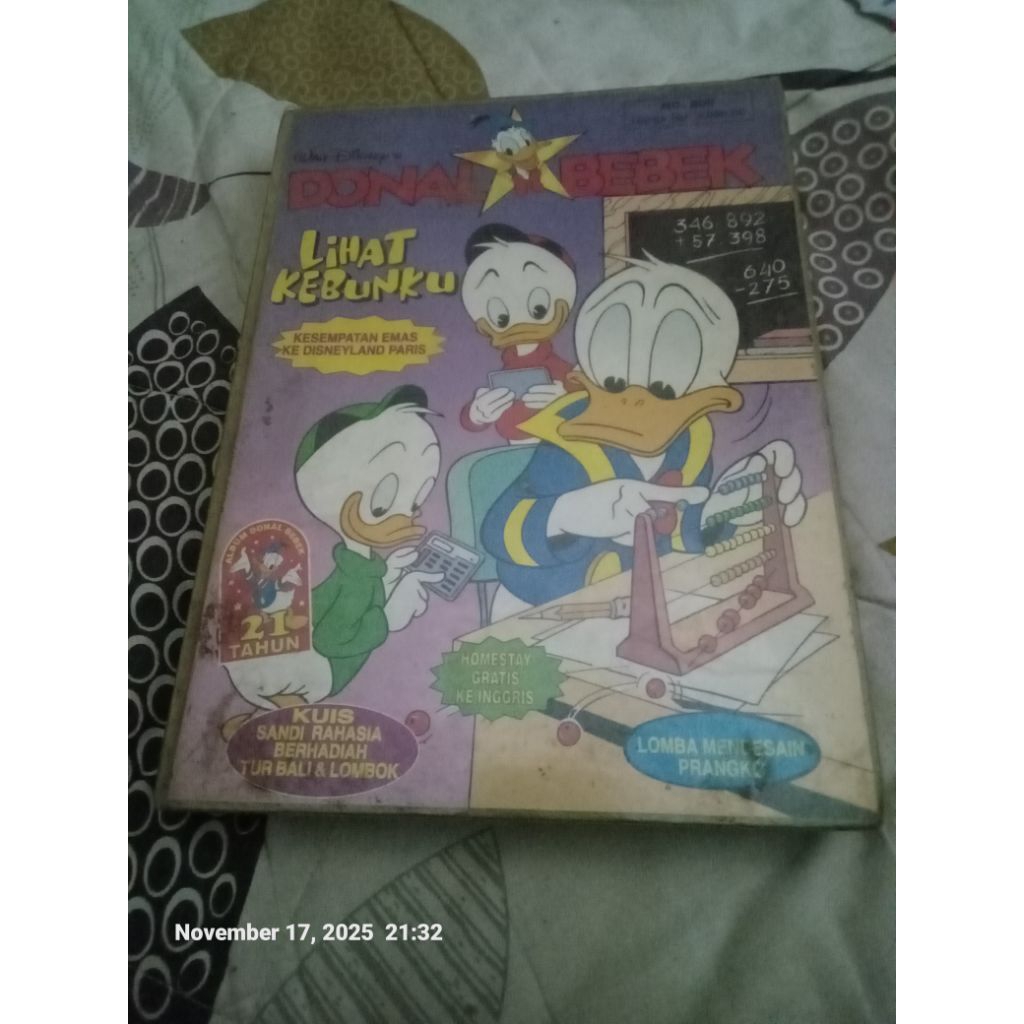 bendelan komik donal bebek jadul
