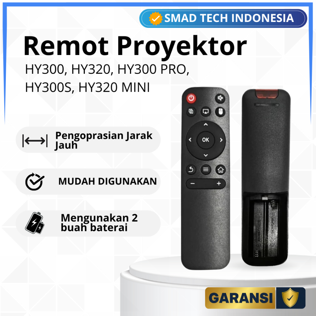REMOT HY300 HY320 HY300 PRO HY300S HY320 MINI PROYEKTOR LED