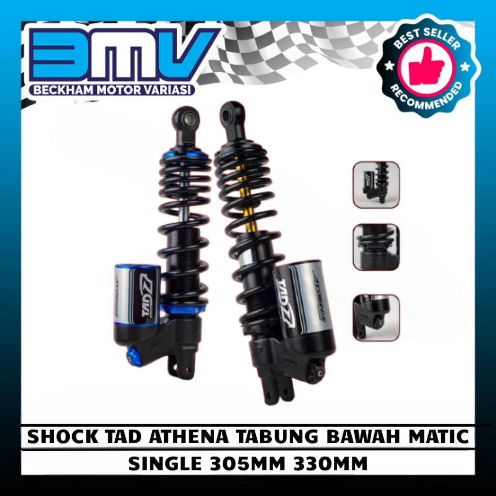 SHOCK TAD ATHENA TABUNG BAWAH MATIC SINGLE 305MM 330MM