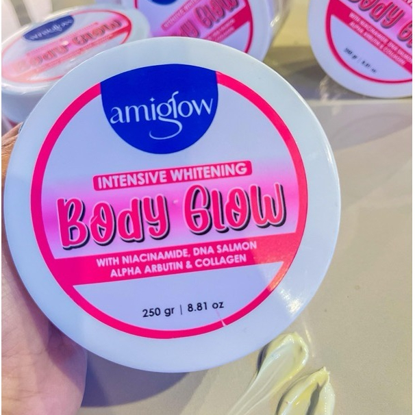 Body Lotion HB Amiglow Intensive Wahitening Ami Glow Mncerahkan Melembabkan Handbody Collagen Bpom O